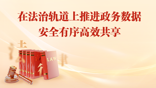 在法治軌道上推進(jìn)政務(wù)數(shù)據(jù)安全有序高效共享