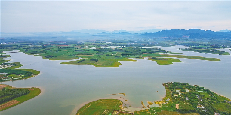 東方高坡嶺水庫(kù)：水清岸綠 河暢景美