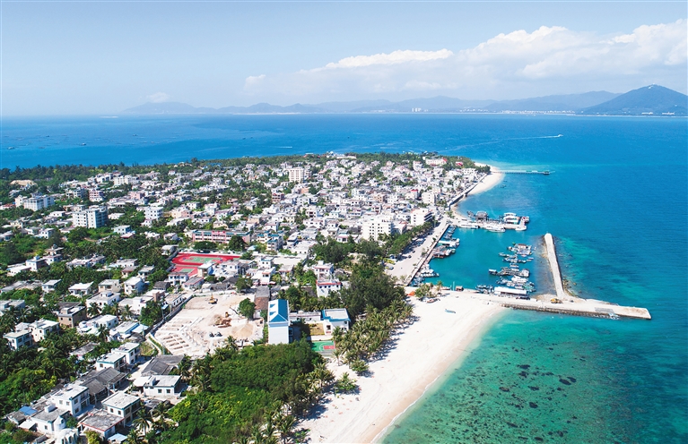 三亞西島漁村