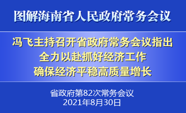 馮飛主持召開七屆省政府第82次常務會議