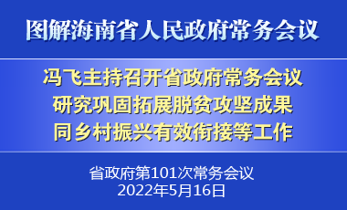 馮飛主持召開七屆省政府第101次常務(wù)會議