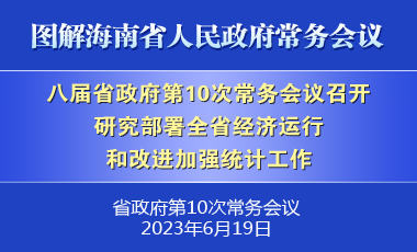 劉小明主持召開八屆省政府第10次常務(wù)會(huì)議