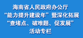 “能力提升建設(shè)年”暨深化拓展“查堵點(diǎn)、破難題、促發(fā)展”活動(dòng)專欄